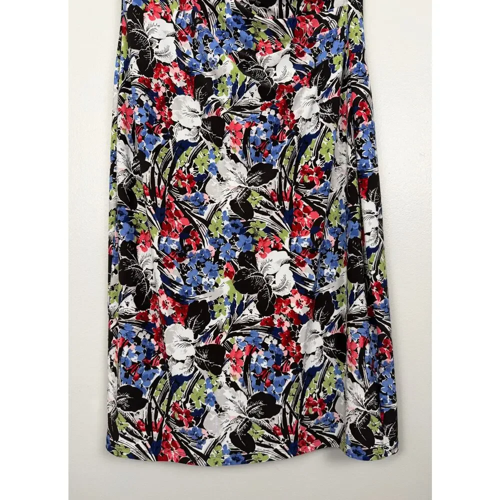 Lauren Ralph Lauren Floral Flutter-Sleeve Surplice Dress Multicolor Size 10